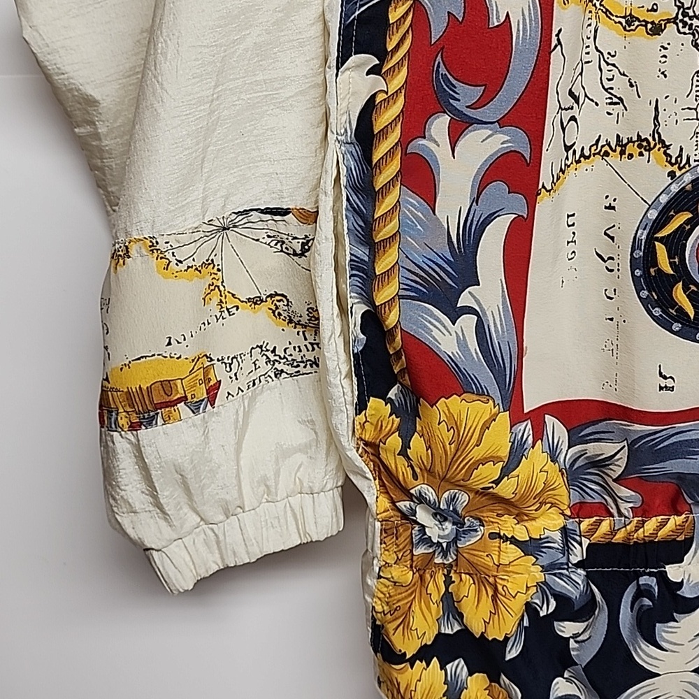 Winterset Unisex vintage jogging suit.  Floral & much more print. Oversized sz S - Picture 4 of 12